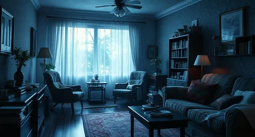 A quiet house in a small Canadian town.